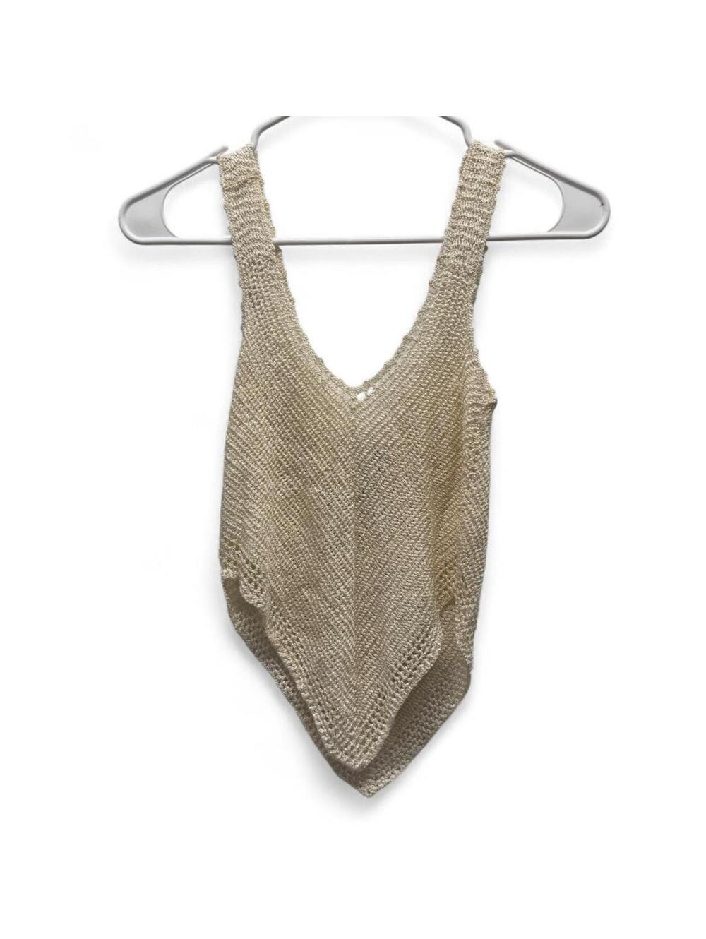 Cream Crop top